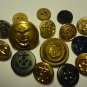 Vintage To Modern Buttons Anchors LOT 15 PCS