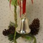 WEDDING CHRISTMAS BELL ORNAMENT SILVER PLATED REED & BARTON BELL