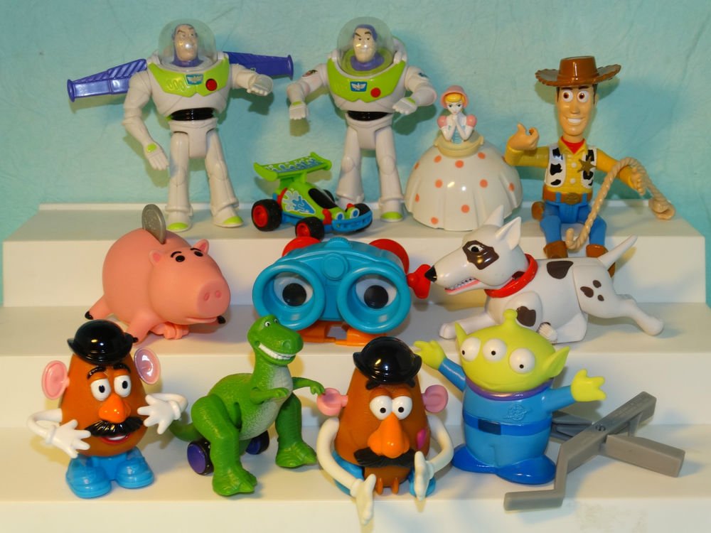 Disney Toy Story Burger King PVC Toy Figures Lot 12