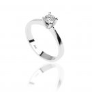 0.32ct Diamond Solitaire Engagement Ring - HRD CERTIFIED
