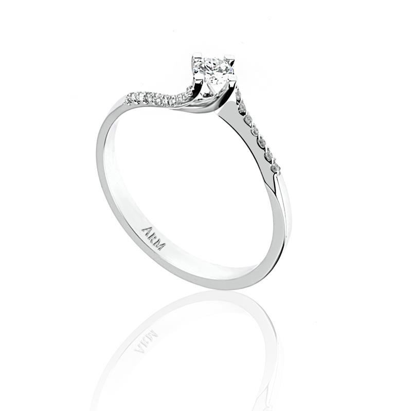 0.19ct Diamond Solitaire Engagement Ring