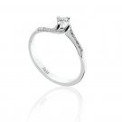 0.19ct Diamond Solitaire Engagement Ring
