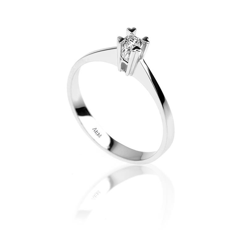 0.08ct Diamond Solitaire Engagement Ring