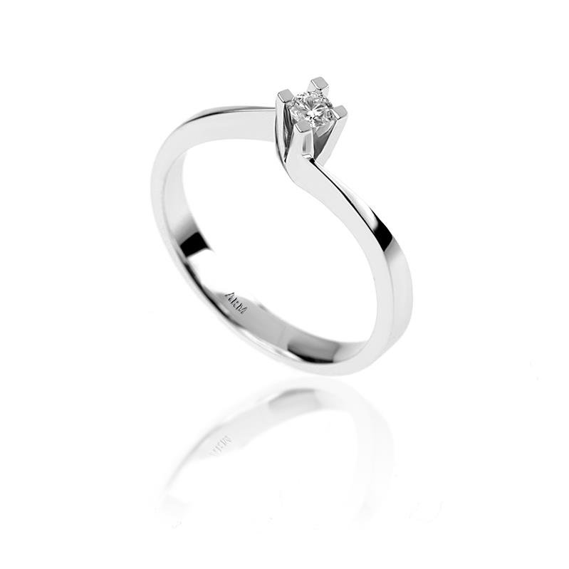 0.08ct Diamond Solitaire Engagement Ring
