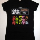 FOXBORO HOT TUBS STOP DROP AND ROLL 2008 LADIES TOUR T-SHIRT, GREEN DAY, PUNK