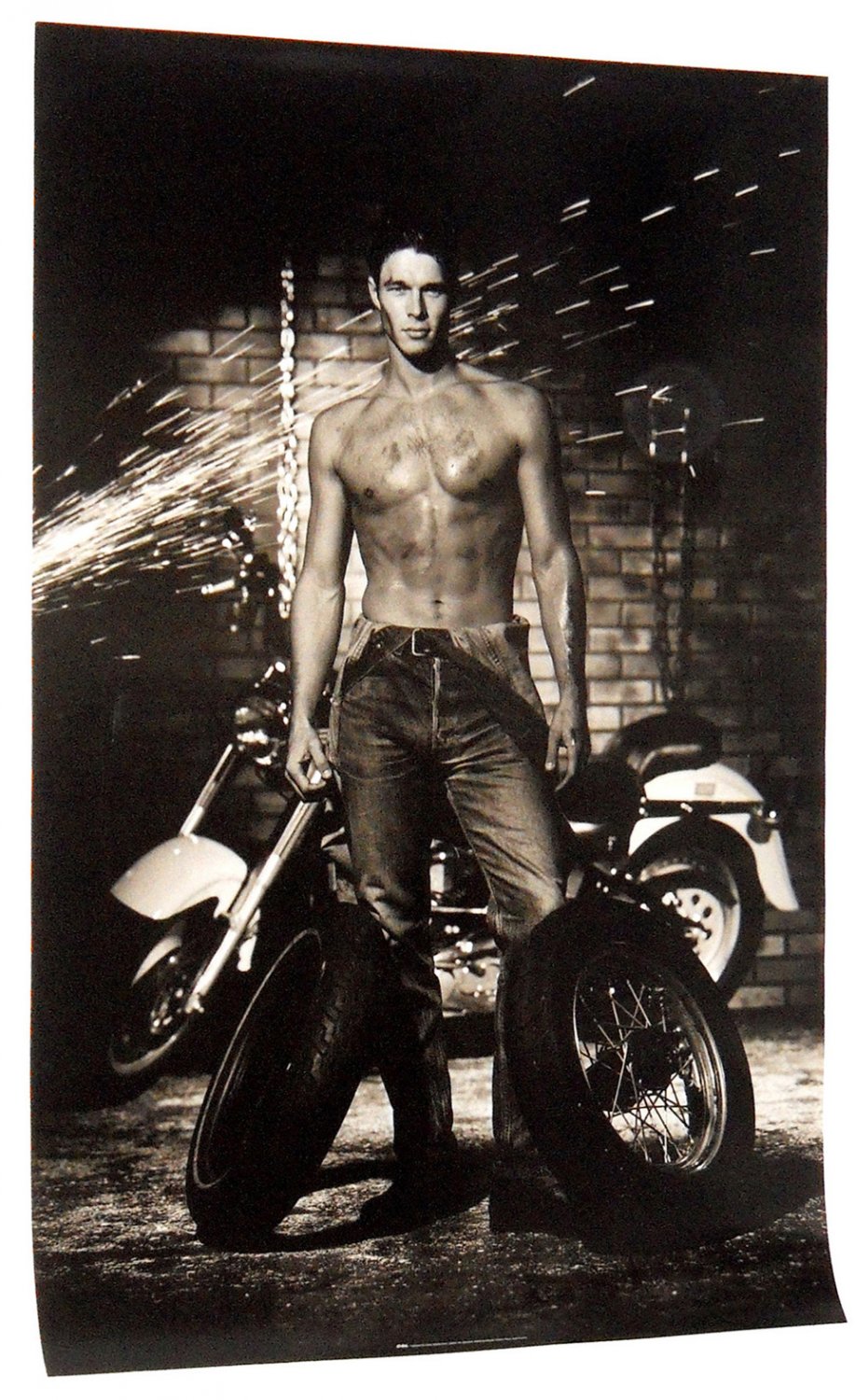 BODY SHOP MALE MODEL POSTER FROM 1995
