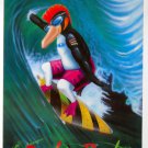 RAD N BAD SURFING PENGUIN POSTER  22 BY 33 INCHES