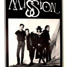THE MISSION DELIVERANCE 1990 TOUR POSTER