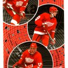 DETROIT RED WINGS 2001 NHL HOCKEY POSTER  HULL, ROBITAILLE