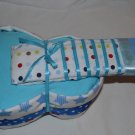 Blue Guitar Diaper Cake - Baby Shower Gift (Message me for Pink/ Gender Neutral)