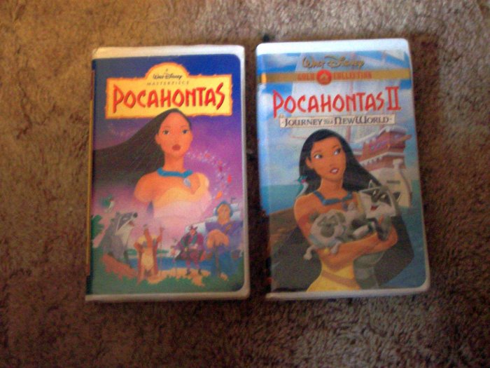 Collection of Pocahontas VHS Movies