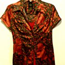 BCBG MaxAzria Button Down Blouse Top Shirt Size M