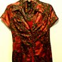 BCBG MaxAzria Button Down Blouse Top Shirt Size M