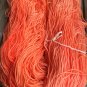 Hand Dyed Yarn - Salmon - Merino Wool, Fingering Yarn 100gr