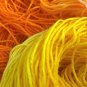 Hand Dyed Yarn - Fresh Oranges & Lemons - Merino Wool, Fingering Yarn 100gr