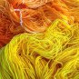 Hand Dyed Yarn - Fresh Oranges & Lemons - Merino Wool, Fingering Yarn 100gr