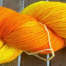 Hand Dyed Yarn - Fresh Oranges & Lemons - Merino Wool, Fingering Yarn 100gr