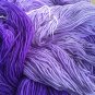 Hand Dyed Yarn - Lavender - Merino Wool, Fingering Yarn 100gr