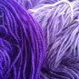 Hand Dyed Yarn - Lavender - Merino Wool, Fingering Yarn 100gr