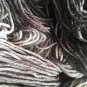 Hand Dyed Yarn - Black & Grey- Merino Wool, Fingering Yarn 100gr