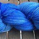 Hand Dyed Yarn - Ocean & Baby Blue - Merino Wool, Fingering 100gr