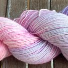 Hand Dyed Yarn - Purple Rainbow - Merino Wool, Fingering Yarn 100gr