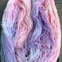 Hand Dyed Yarn - Purple Rainbow - Merino Wool, Fingering Yarn 100gr