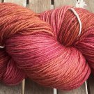 Hand Dyed Yarn -Burgundies and Browns - Superwash Merino Wool, Fingering 100gr
