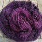 Hand Dyed Yarn - Purples in the Dark - Baby Alpaca/Mulberry Silk - Fingering Yarn 100gr