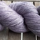 Hand Dyed Yarn - Silver Grey - Merino & Mulberry Silk - Fingering 100gr