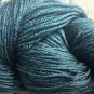 New! Hand Dyed Yarn - Dark Emerald - Merino & Mulberry Silk - Fingering Yarn 100gr