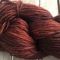 Hand Dyed Yarn - Copper - Bluefaced Leicester Wool - Fingering Yarn 100gr