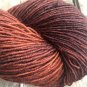 Hand Dyed Yarn - Copper - Bluefaced Leicester Wool - Fingering Yarn 100gr