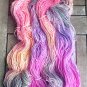 Hand Dyed Yarn - Intuitive Rainbow OOAK - Merino & Mulberry Silk