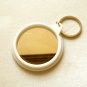 Cute Rainbow Cloud Round Pocket Mirror: 2.25" Mirror Keyring Accessory
