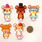 Cute Bear Sticker Pack of 10: Kawaii Illustrated Teddy Bear Stickers, Planner Stickers