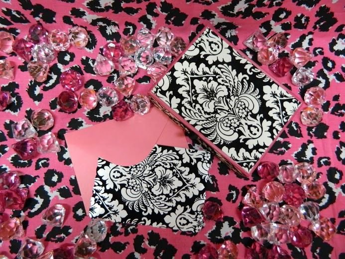 Notecards Paisley Velvent Pattern