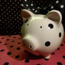 Piggy Bank: Polkadot B&W