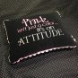 Pink Is An Attitude Decorative Throw Pillow
