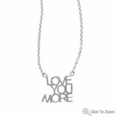 Love You More Necklace