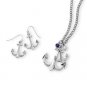 Anchor Necklace and Earrings Set