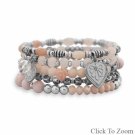 Multi Tone Stretch Bracelet