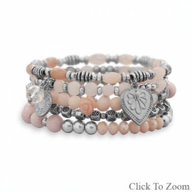 Multi Tone Stretch Bracelet