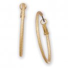 Gold tone Stardust Hoops