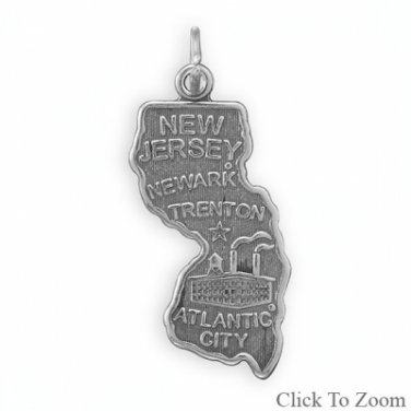 New Jersey State Charm