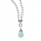 Baila Luna Mint Chocolate Drop Necklace
