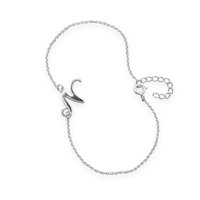 'N' Initial Bracelet