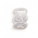 CZ Ovals Story Bead