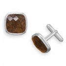 Bronzite Cuff Links