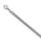24" Stainless Steel Wheat Necklace